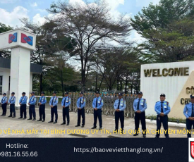 Bảo vệ nhà máy tại Bình Dương uy tín, hiệu quả và chuyên môn 24/7