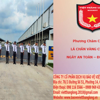 BÁO GIÁ DỊCH VỤ BẢO VỆ CHUYÊN NGHIỆP - CÔNG TY CỔ PHẦN DỊCH VỤ BẢO VỆ VIỆT THĂNG LONG