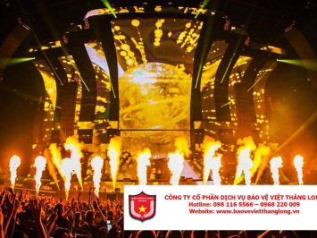 Bảo vệ sự kiện âm nhạc ngoài trời – rủi ro đặc thù