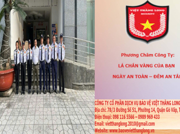 Bảng báo giá công ty bảo vệ tại khu công nghiệp Tân Bình, Củ Chi