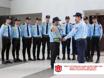 Quy trình đào tạo nhân viên bảo vệ chuyên nghiệp tại BẢO VỆ VIỆT THĂNG LONG